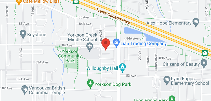 map of 71 20738 84 AVENUE